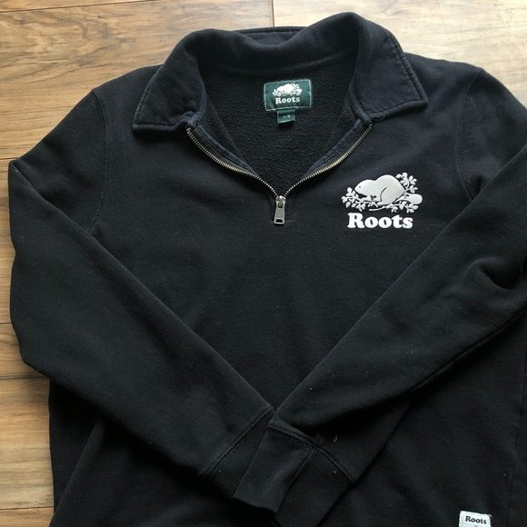 Roots Black Quarter-Zip - Picture 2 of 3